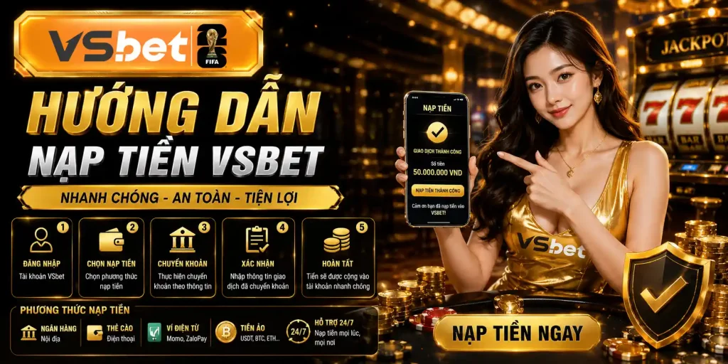 Hướng dẫn nạp tiền vsbet